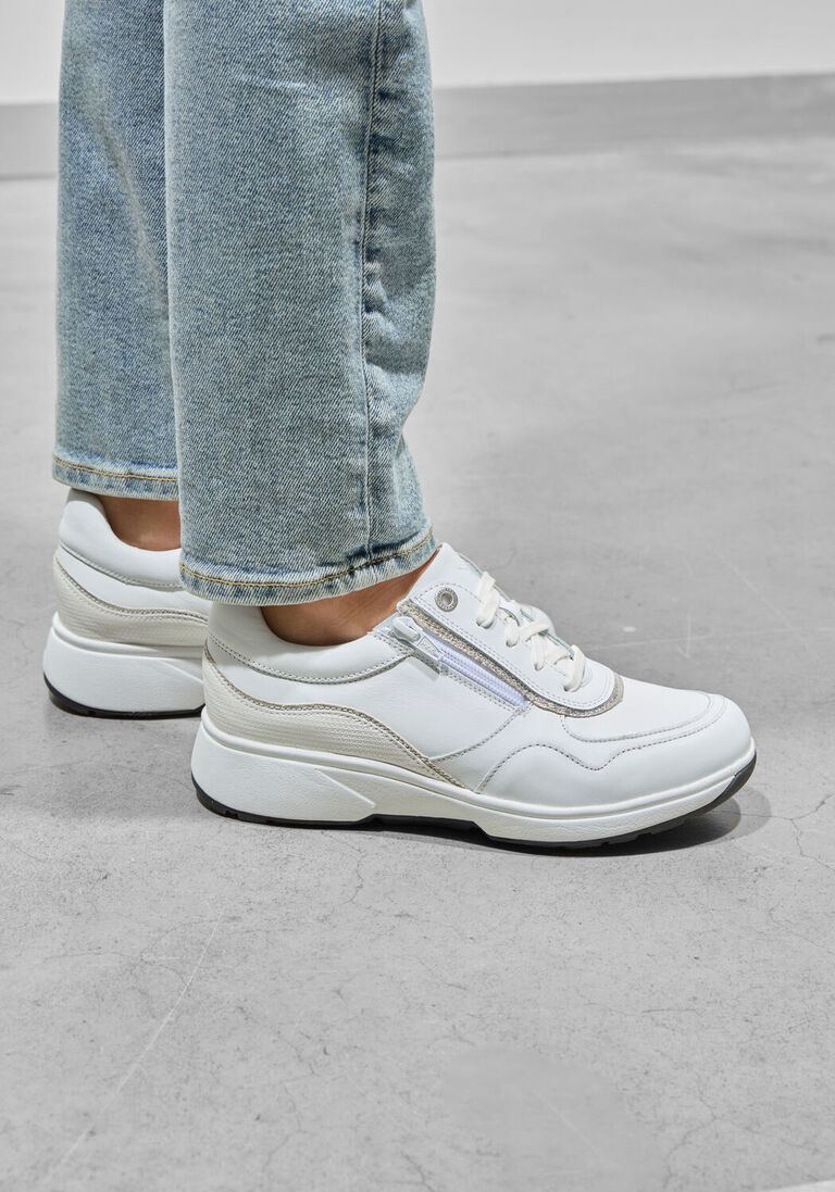 witte xsensible lage sneakers lima