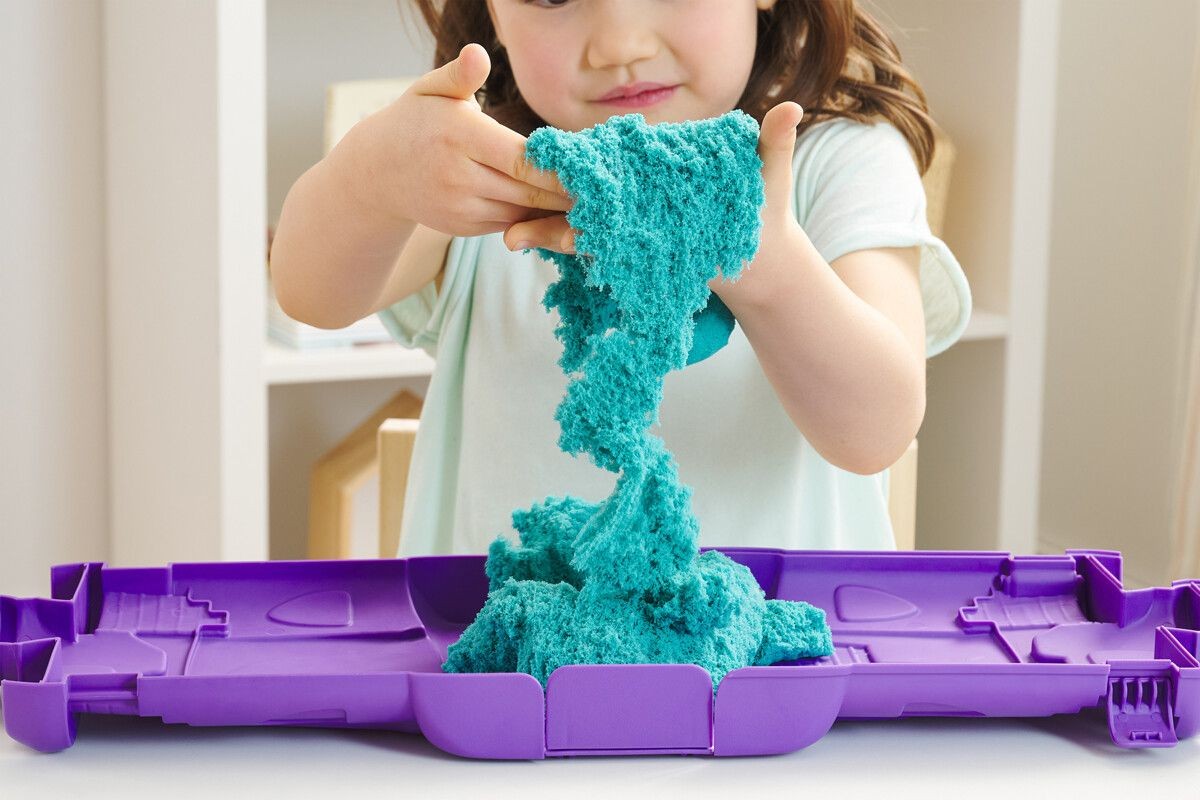 Kinetic Sand -Slotsetui - Grøn