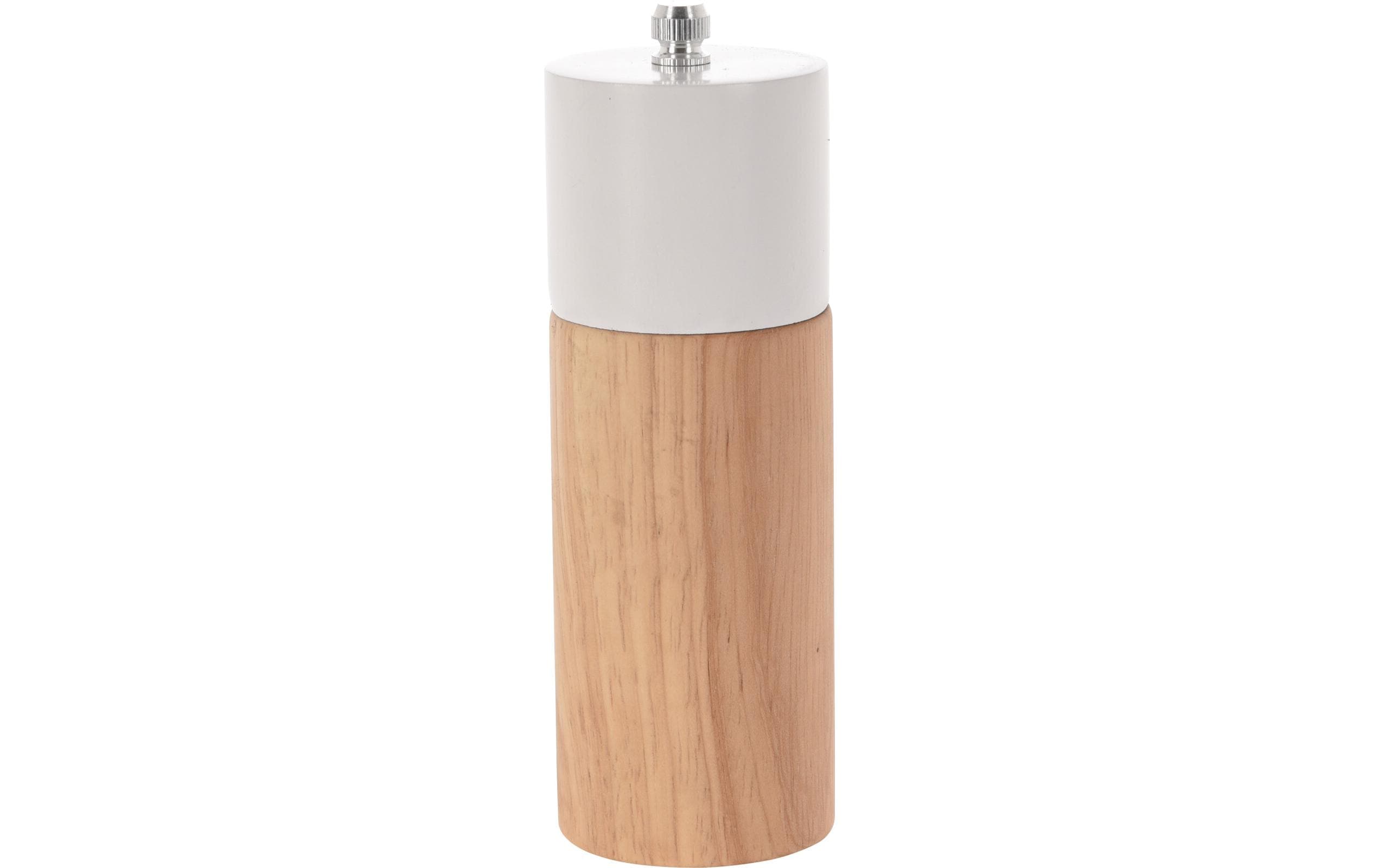 Salz- oder Pfeffermühle 16.5 cm, Braun/WeissGewürzmühle