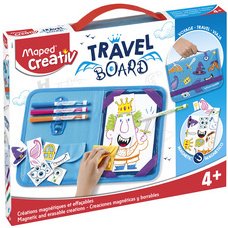 Creativ Kit de dessin voyage TRAVEL BOARD, 21 pièces