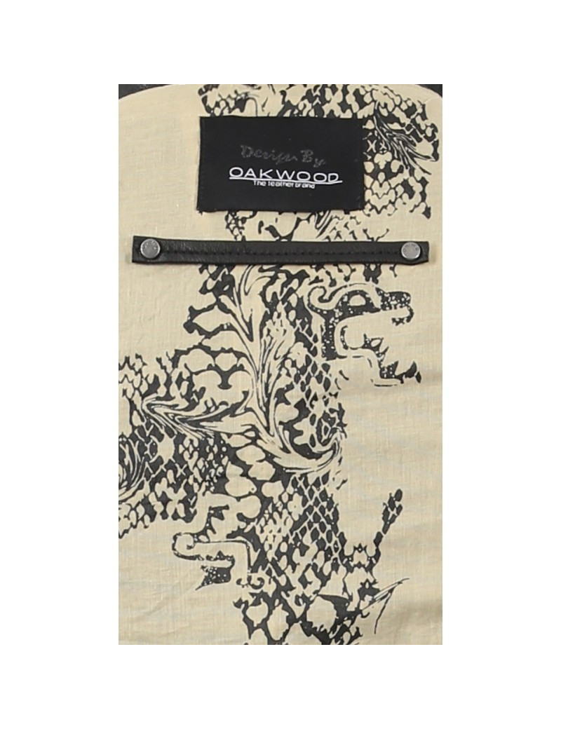 OAKWOOD BLOUSON CAMERA NOIR FEMME