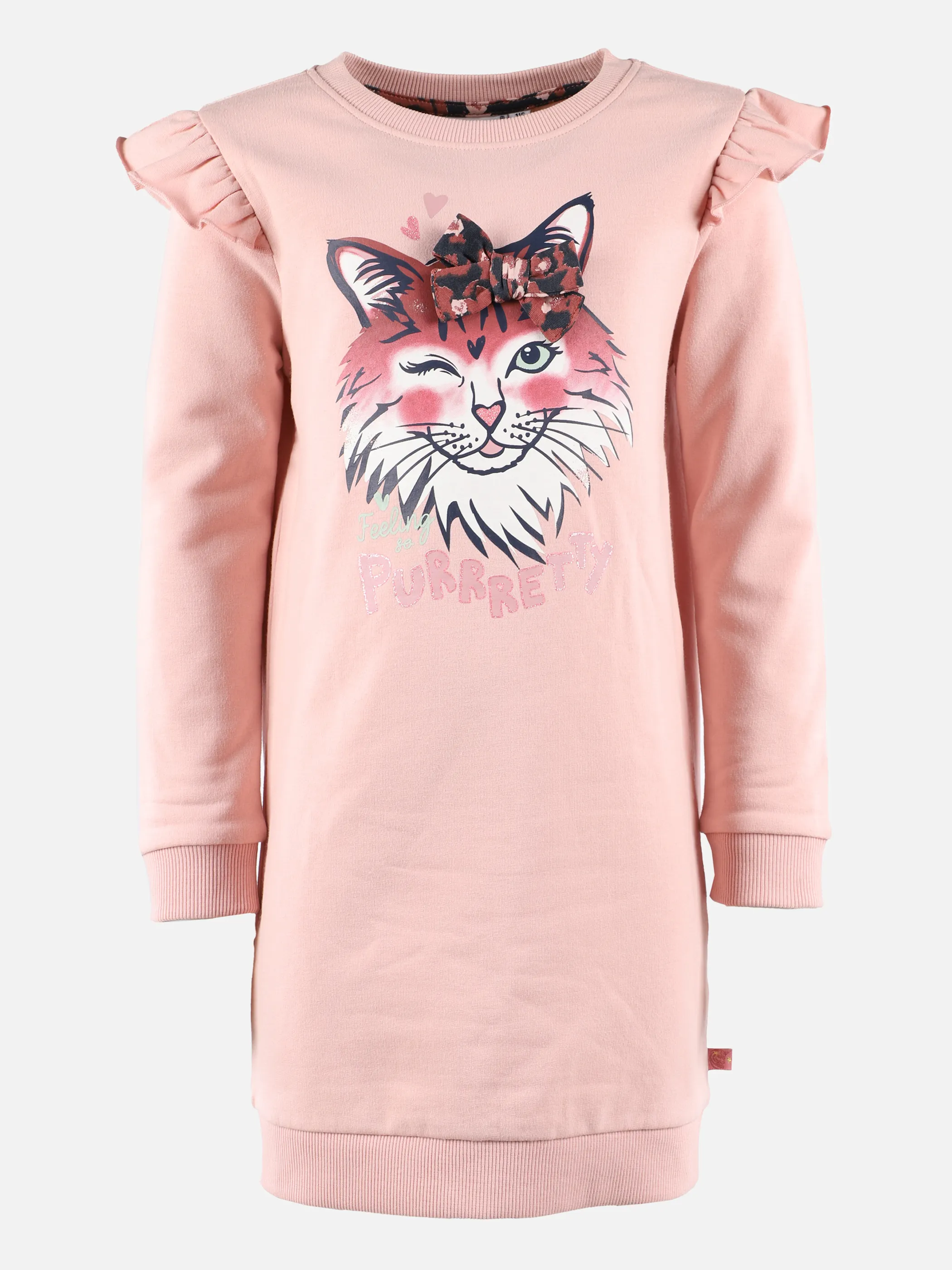 Mädchen Sweatkleid mit Aufdruck