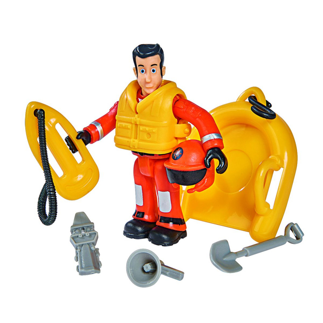 Feuerwehrmann Sam - Juno Jetski mit Elvis Spielfigur