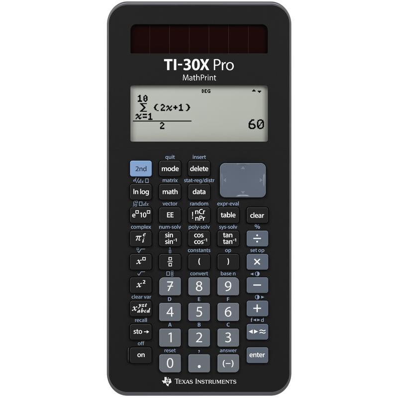 TEXAS INSTRUMENTS Schulrechner MathPrint D/F TI-30XPRO