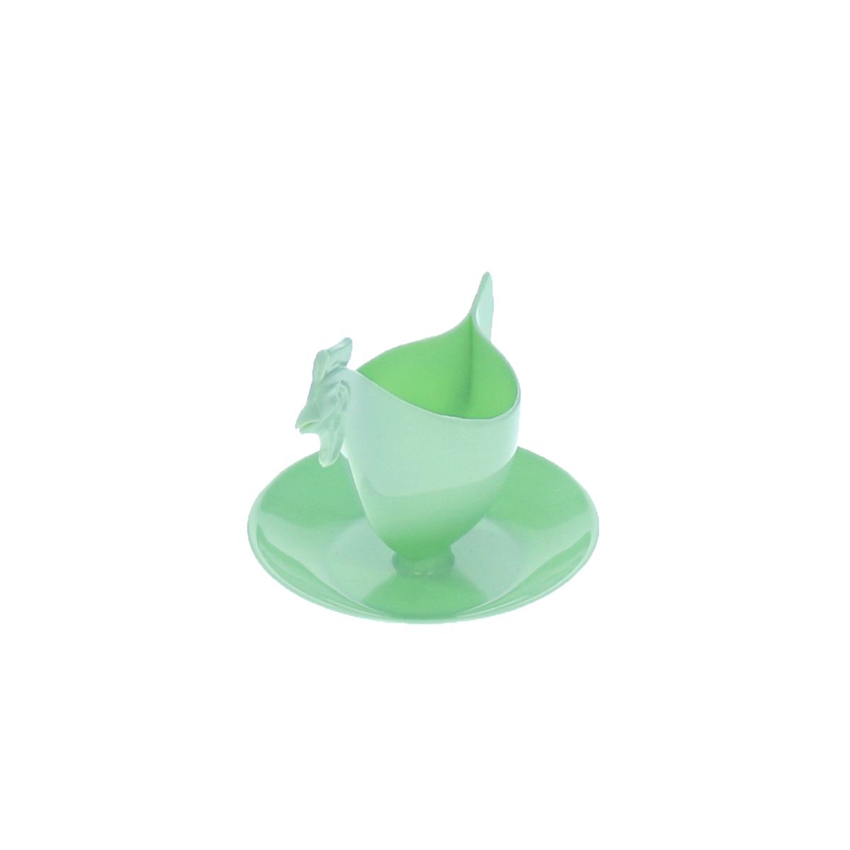 Coquetier poule en plastique vert d'eau Le petit Souk