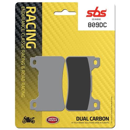 Plaquettes de freins SBS 809DC Racing carbon avant
