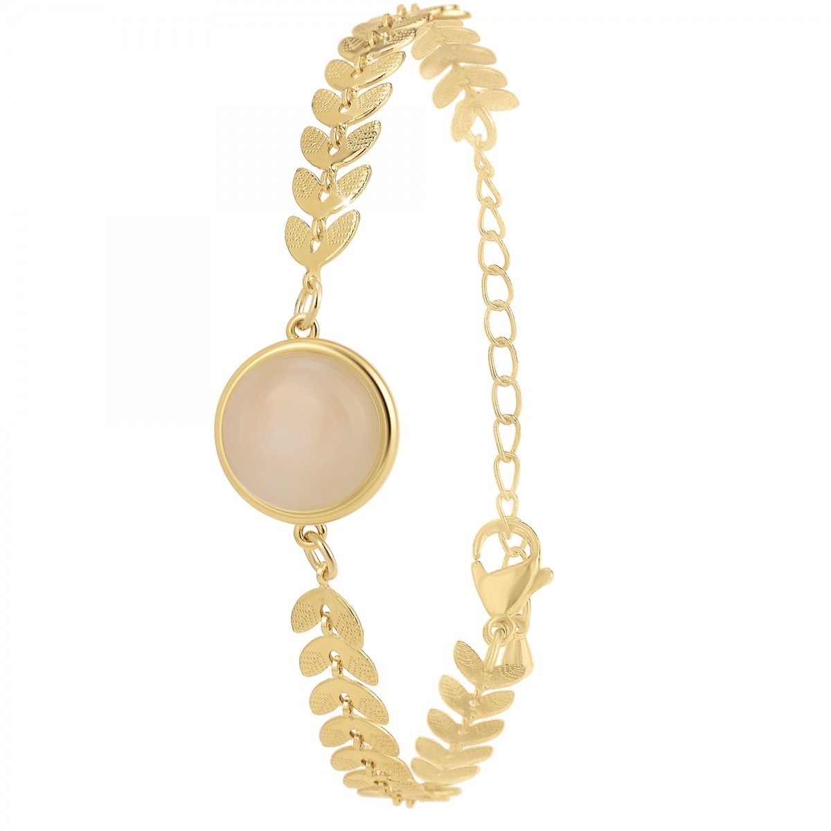 Bracelet par SC Bohème orné d'un quartz rose