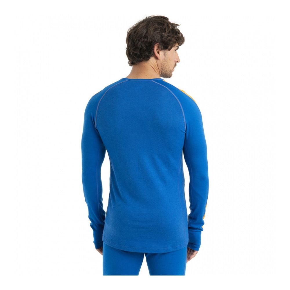 Icebreaker ZONEKNIT 200 - Sous-couche Homme lazurite/solar/cb