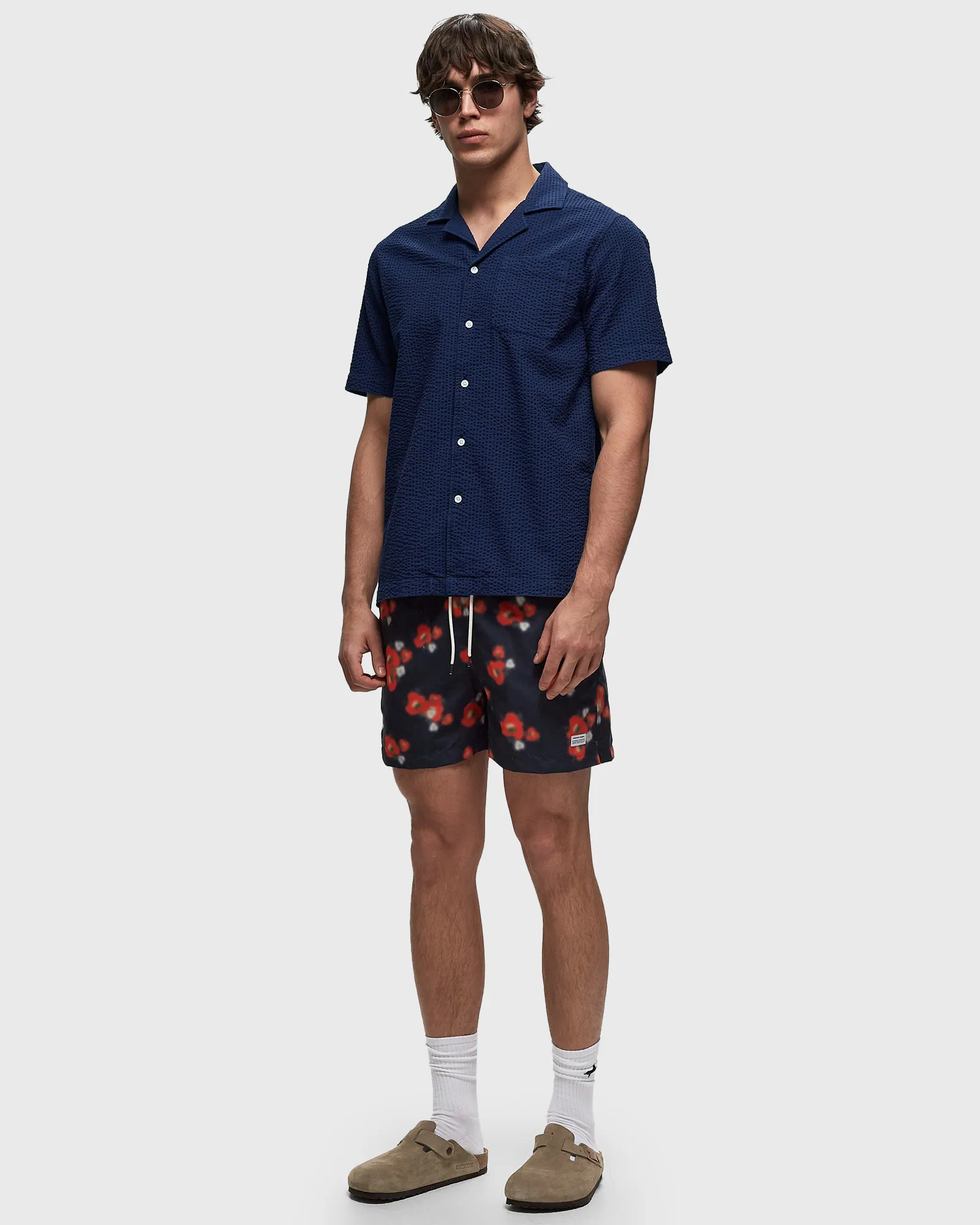 Edmmond Studios SEERSUCKER SHORT SLEEVE