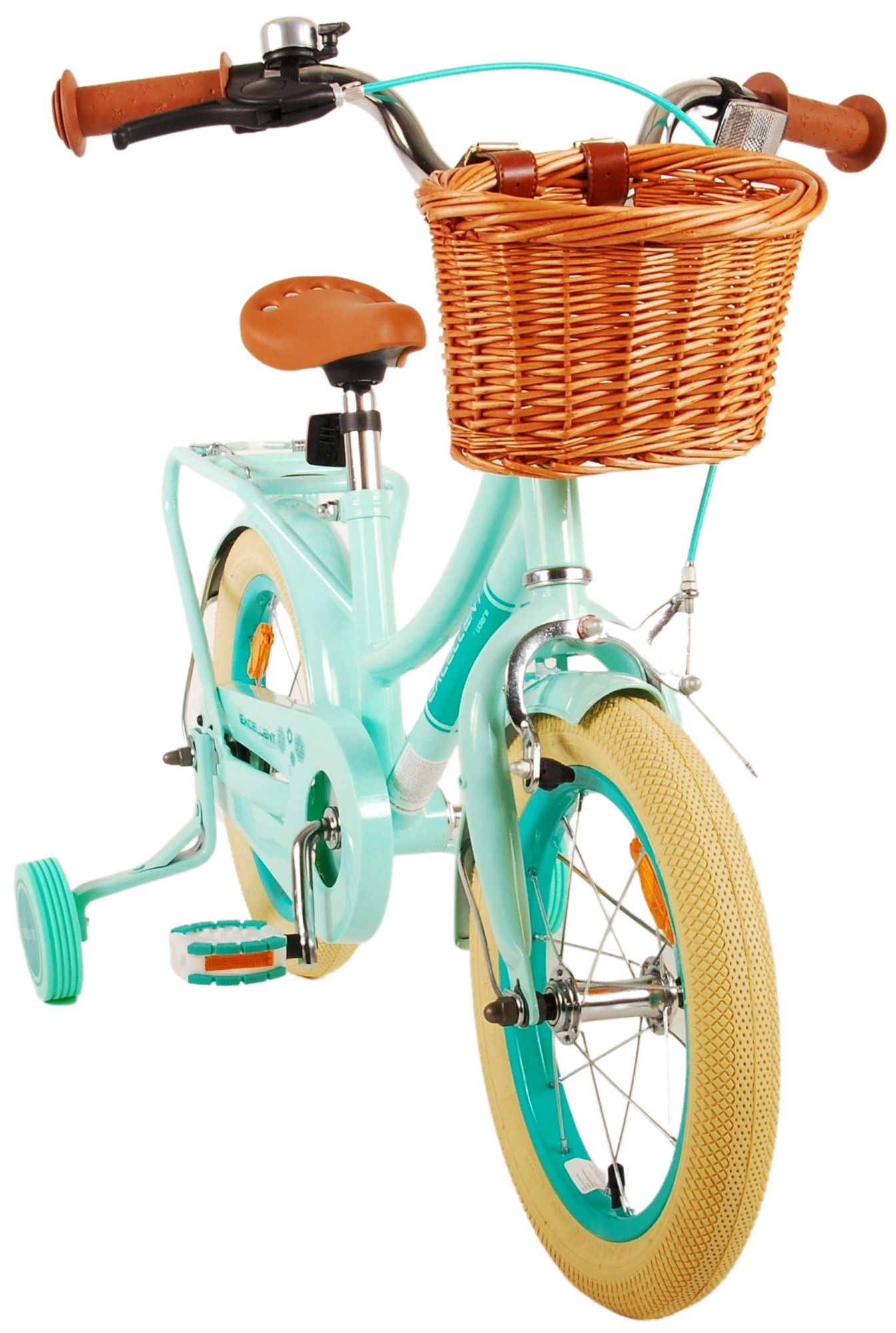 Kinderfahrrad Excellent für Mädchen 14 Zoll Kinderrad in Grün Fahrrad