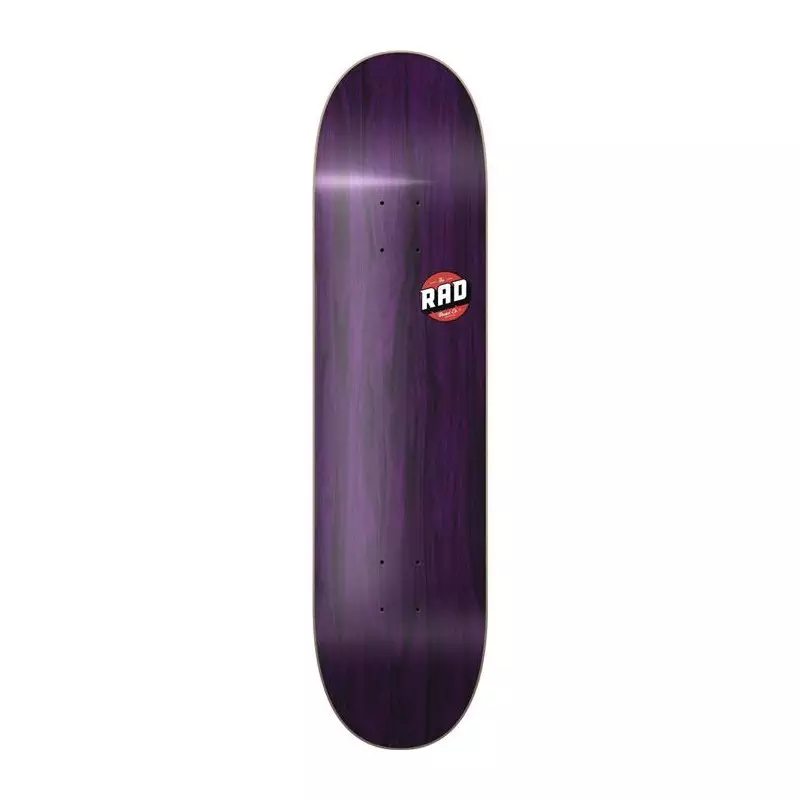 Plateau de skate RAD Blank Logo Purple Maple 8.0