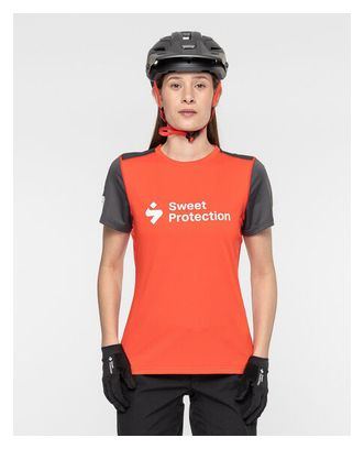 Maillot Manches Courtes Femme Sweet Protection Hunter Rouge