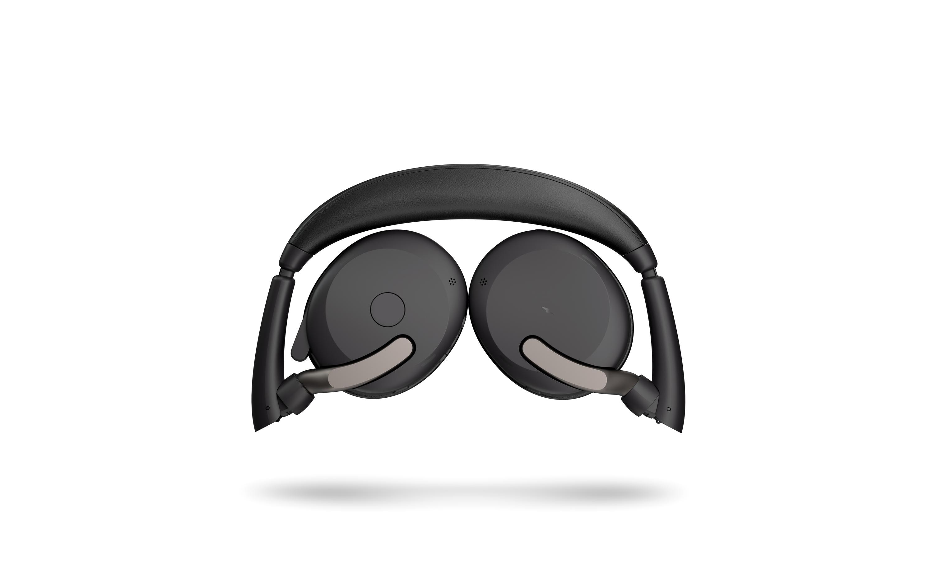 Headset Evolve2 65 Flex Duo UC, USB-A<br>Ultrakompaktes professionelles Headset für unterwegs mit der besten aktiven Geräuschunterdrückung seiner Klasse