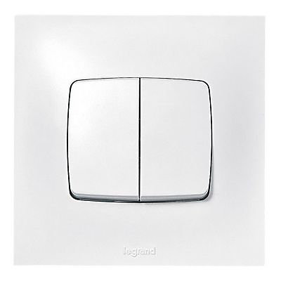 Double poussoir Legrand Neptune