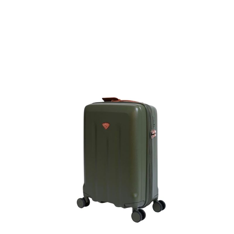 Valise cabine rigide Uppsala Extensible 55 cm Vert Mousse