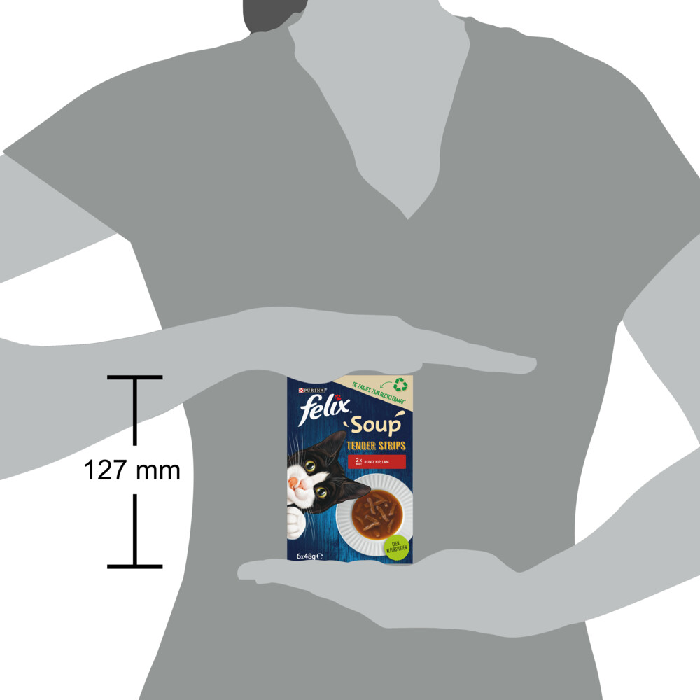 Felix Soup Rund - Kip Selectie6 x 48 gr