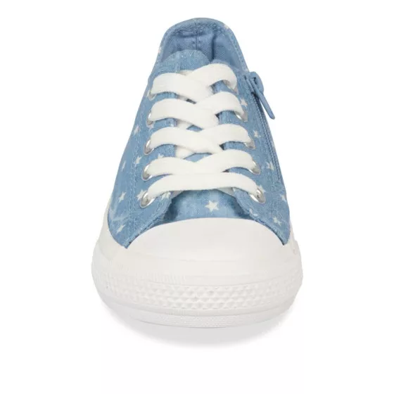 Baskets BLEU LOVELY SKULL
