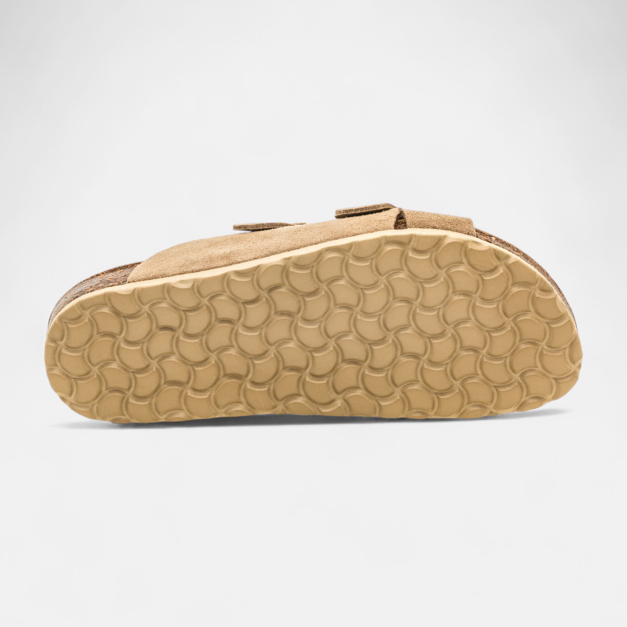 Mules semelle liège Femme en cuir beige