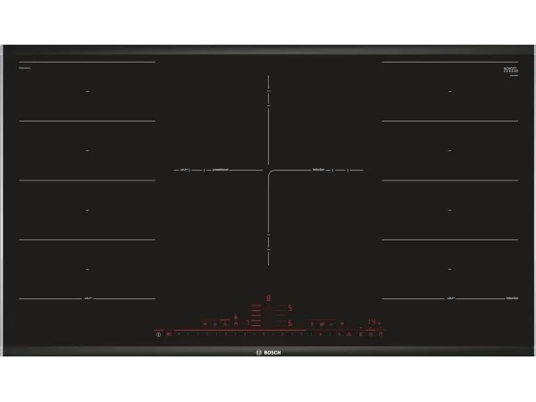 Bosch Serie 8 PXV975DV1E med HomeConnect og PowerBoost og FlexInductions og PerfectFry stegsensor