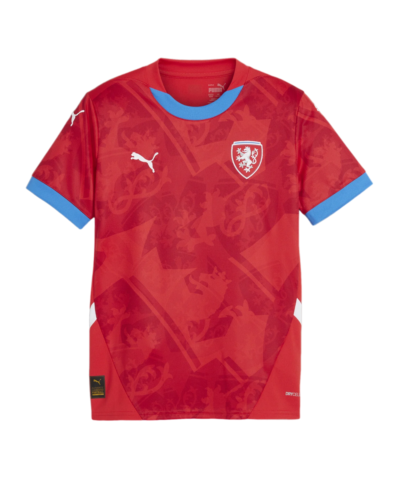 PUMA Tschechien Trikot Home 2023/2024 Kids Rot F01