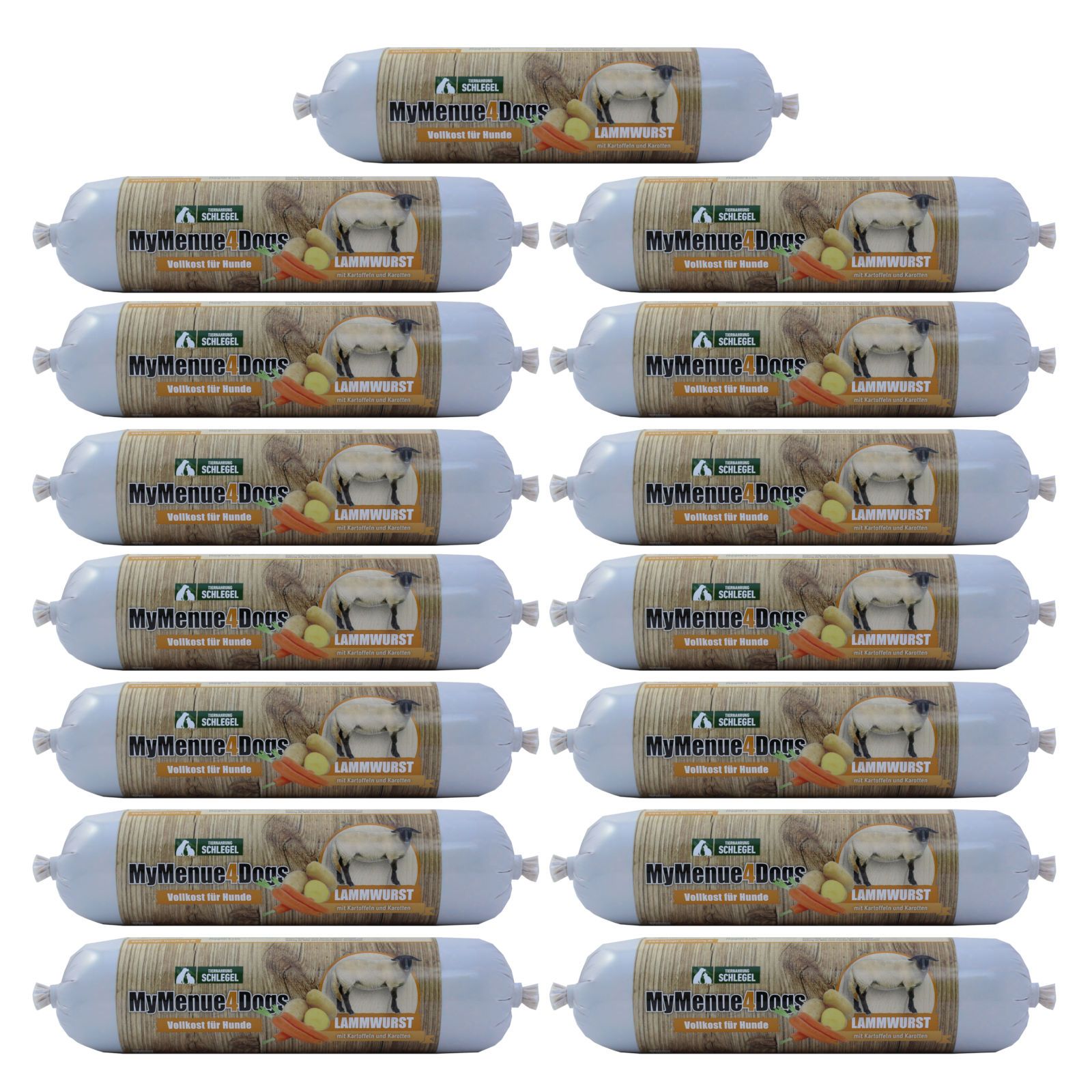MyMenue4Dogs Hundefutter Lammwurst