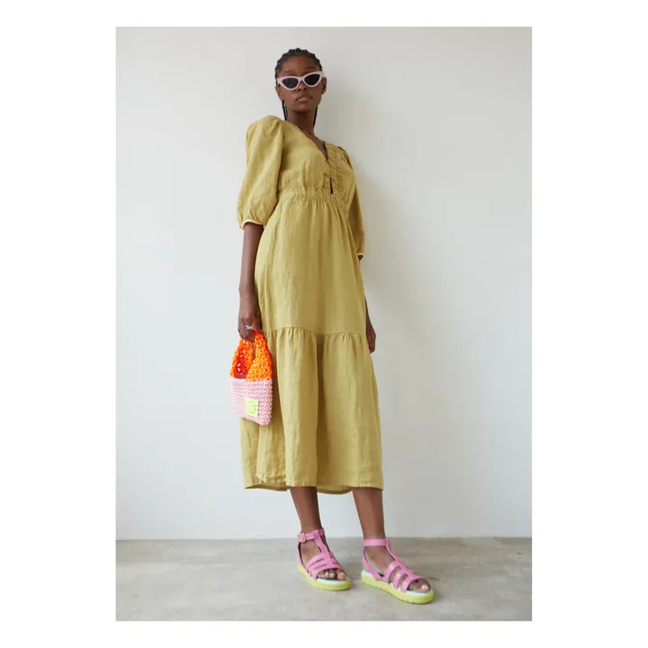 Dr Bloom Robe Joy Lin | Vert kaki