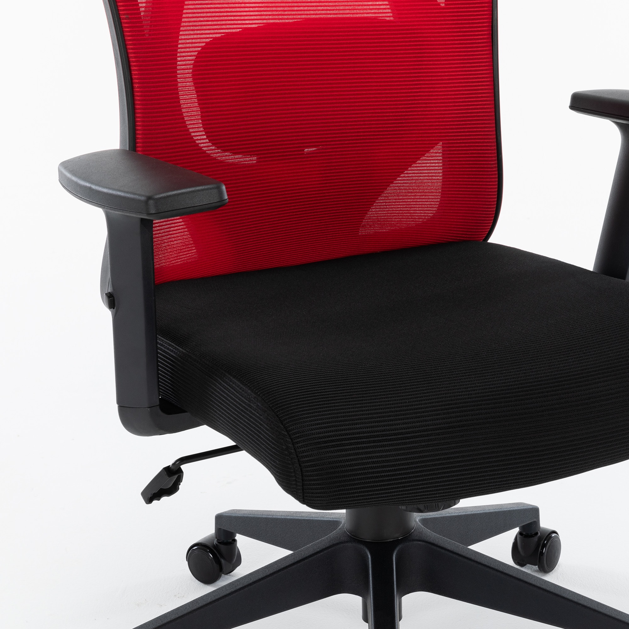Bürostuhl mit platzsparendem Kleiderbügel - ergonomischer Schreibtischstuhl mit Nacken- und Lordosenstütze - komfortabler Gamingstuhl mit Netzrückenlehne und Wippfunktion
