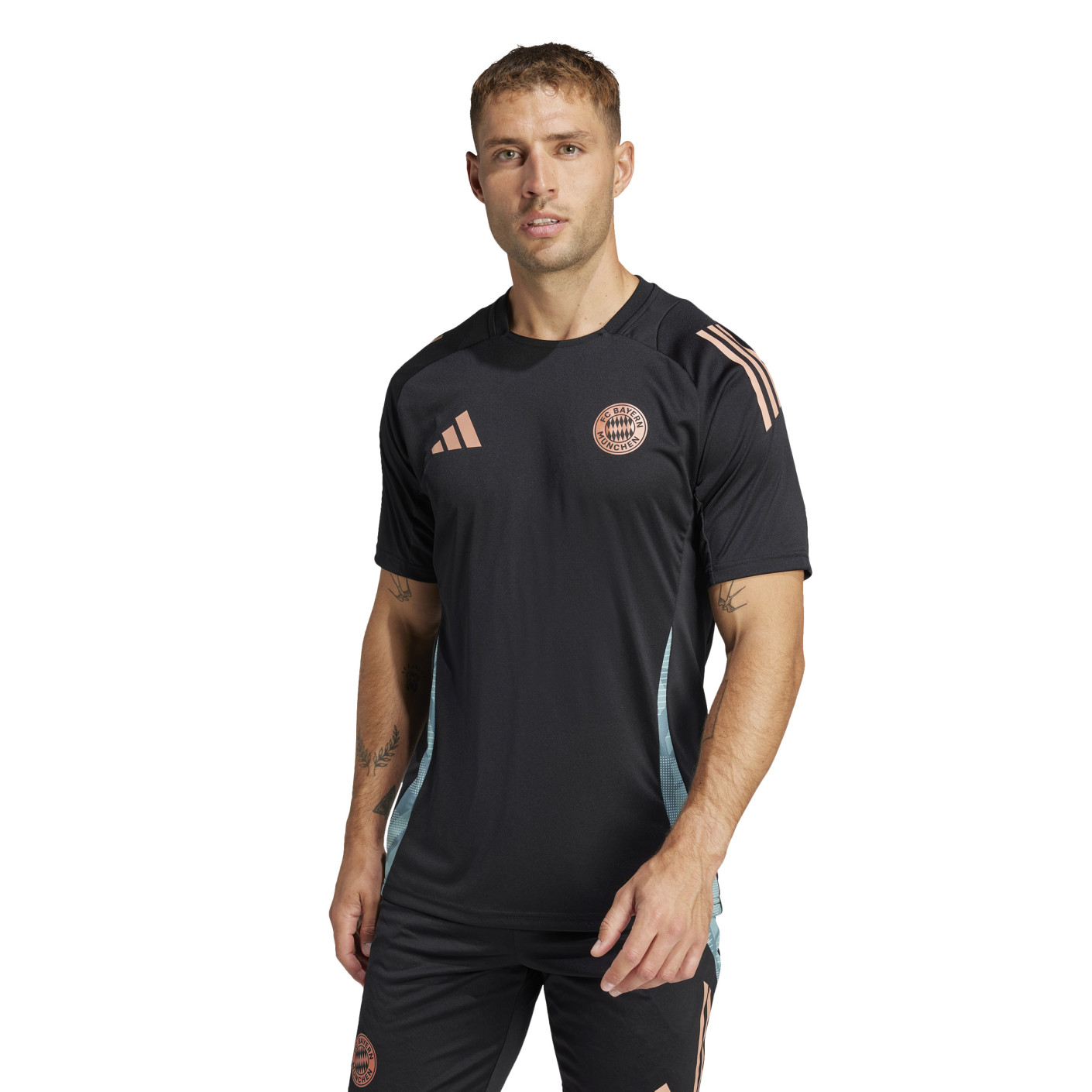 Adidas Bayern München Trainingsshirt 2024-2025 Zwart Groen Brons