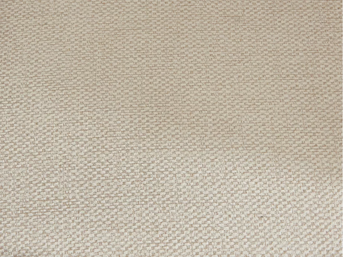 Lot de 6 chaises pivotantes avec accoudoirs en tissu et métal noir - Crème - LEJINA de Pascal Morabito