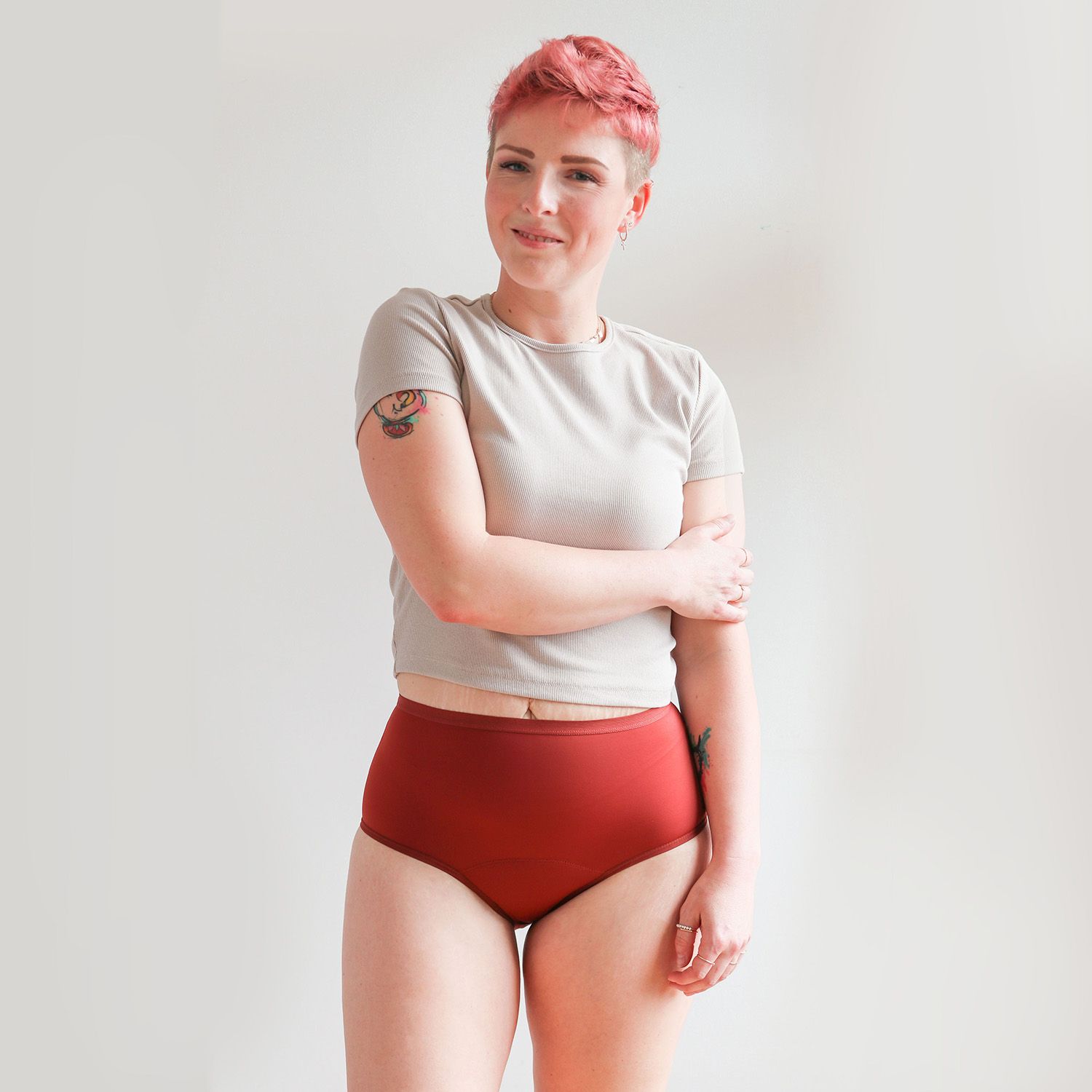 MYLILY Periodenunterwäsche - High Waist Hagebutte S ohne Biozide