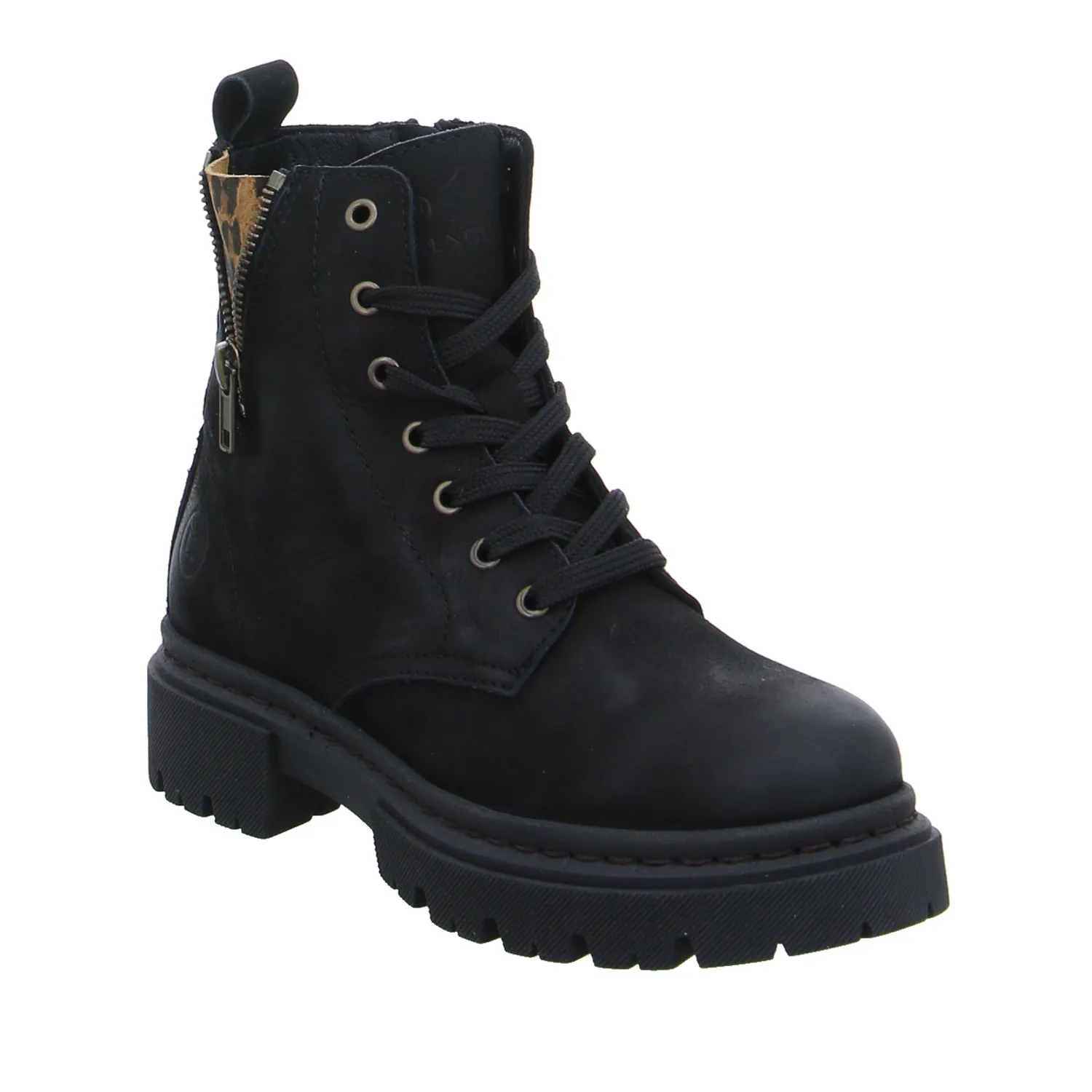 SCHUHENGEL Boot Schwarz Leder
