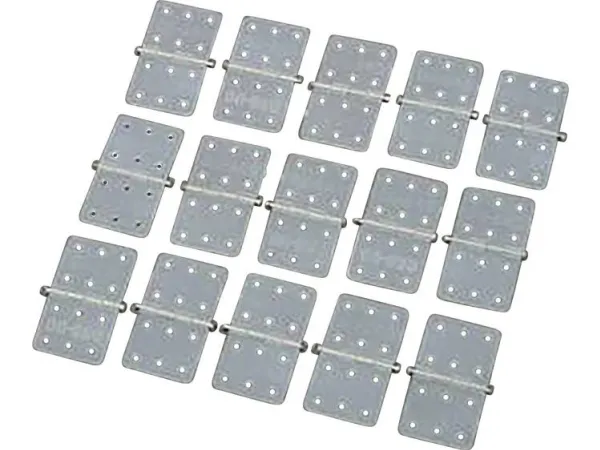 DU-BRO Hinges 11/28 Hængsel Rektangulær Polyamid (L x B) 28 mm x 11 mm 15 stk