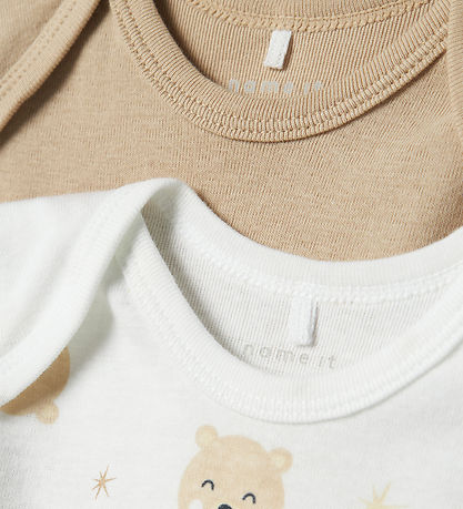 Name It Body L/æ - Noos - NbnBody - 3er-Pack - Oxford Tan