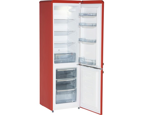 Wolkenstein KG250.4RT FR koel-vriescombinatie, afmetingen (B x H x D): 54,5 x 177,5 x 62,6 cm, koelgedeelte: 180 l, vriesgedeelte: 69 l