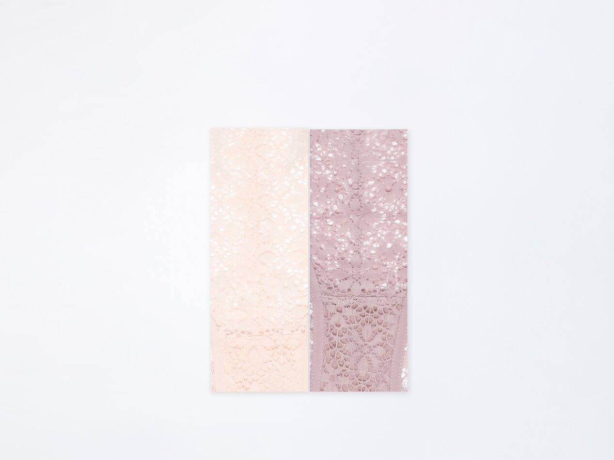 Conjunto com 2 calcinhas de renda - Rosa
