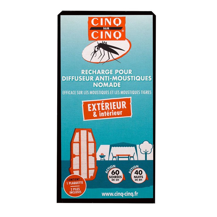 Recharge pour diffuseur anti-moustiques nomade
