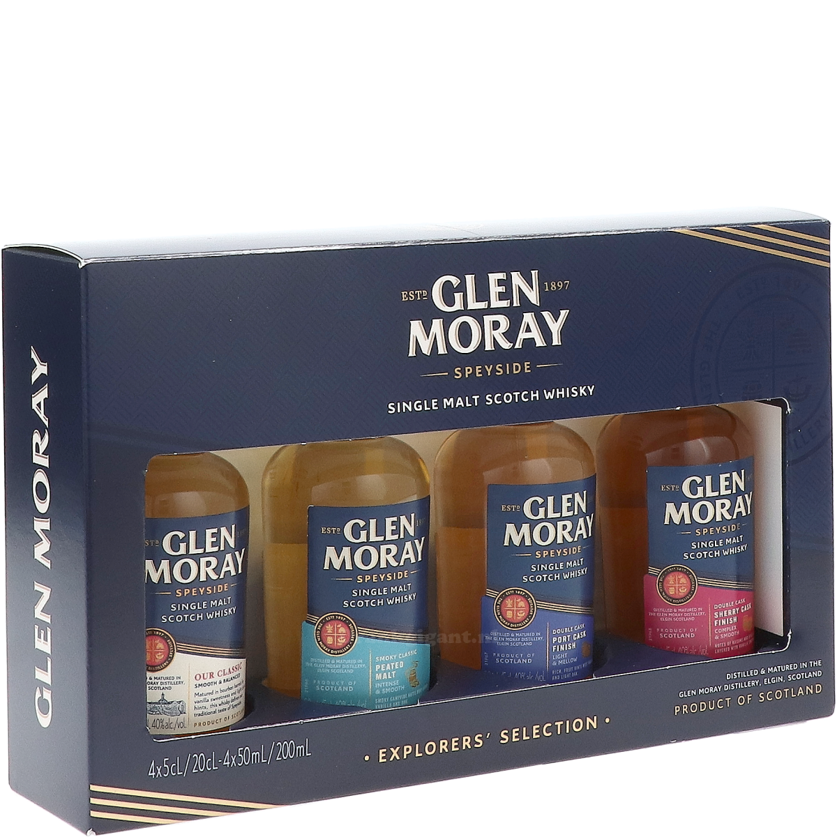 Glen Moray Explorers Selection Mini Set 20 cl