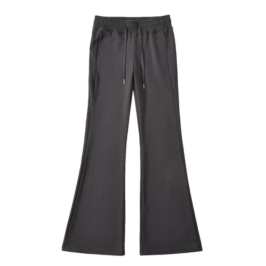 Asiris - Lage taille effen rechte joggingbroek