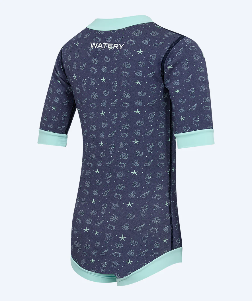 Watery våddragt til børn - Baia Full-Body - Atlantic Turquoise