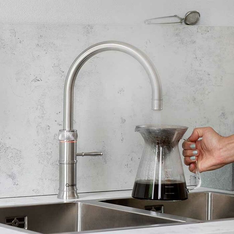 Quooker - COMBI Classic Fusion Round - Keukenboilercombinatie - RVS