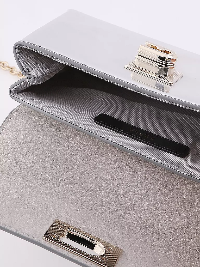 FURLA Ledertasche - Mini Bag 1927  silber
