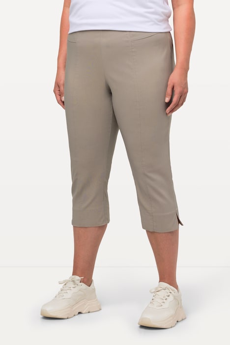 Bengalin-Capri, hochelastisch, knitterarm, Gummibund