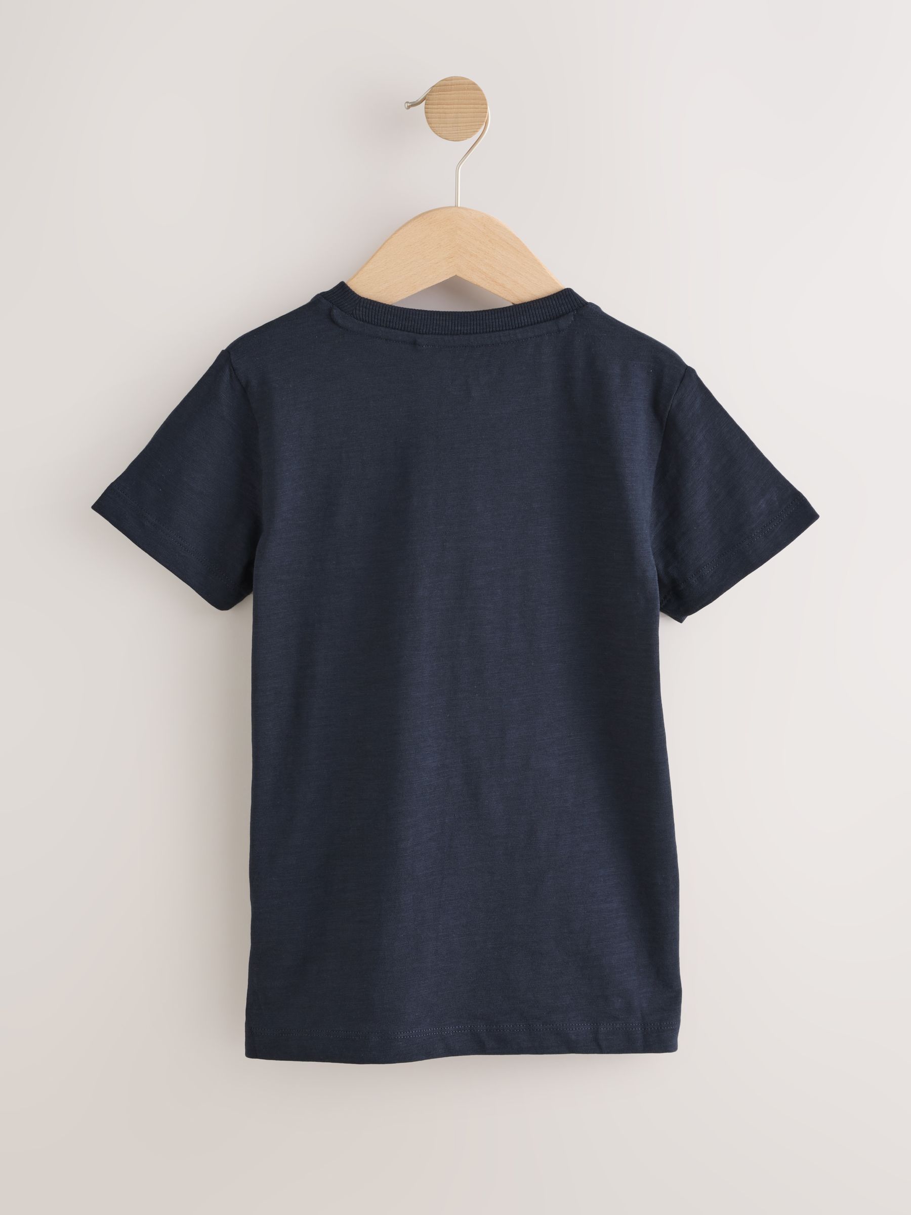 Blauw - Set van 5 T-shirts met korte mouwen (3mnd-7jr)