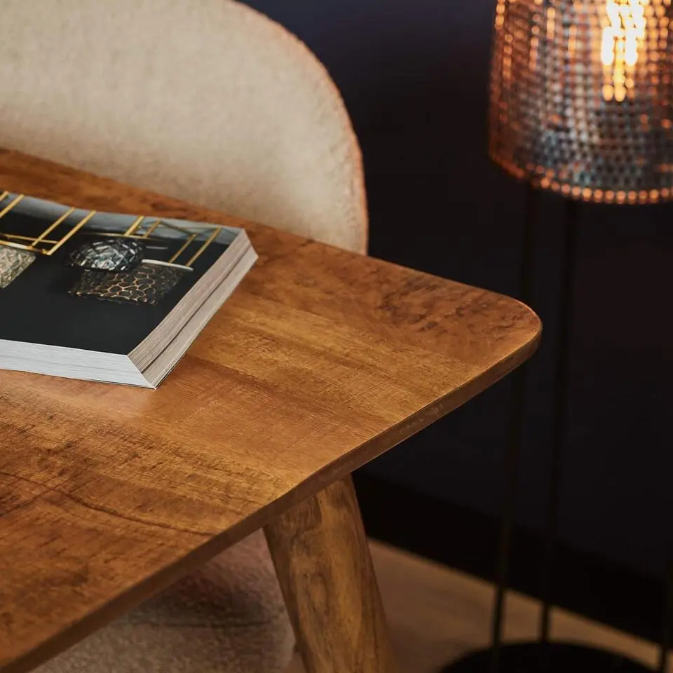StarFurn - Rechthoekige eettafel Omaha - 200 cm - naturel