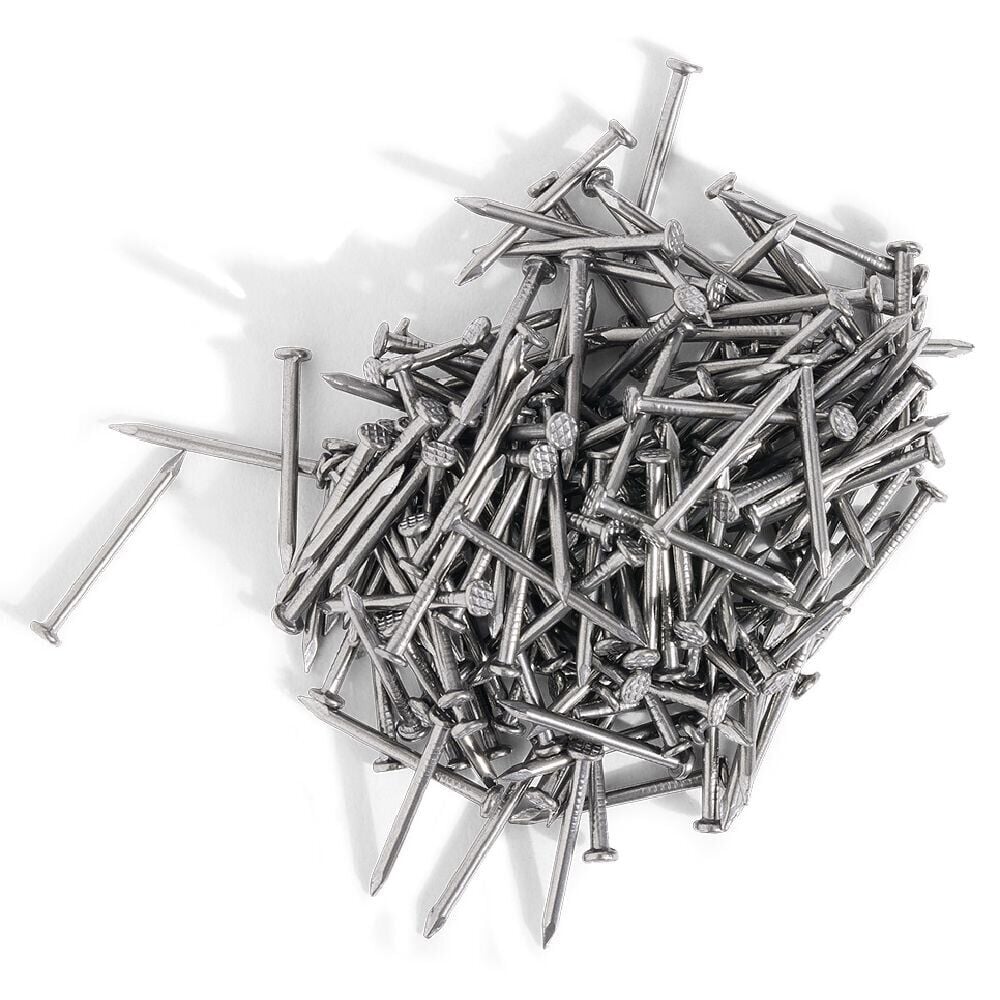 50g pointes tête homme acier brut - 1,5x25 mm
