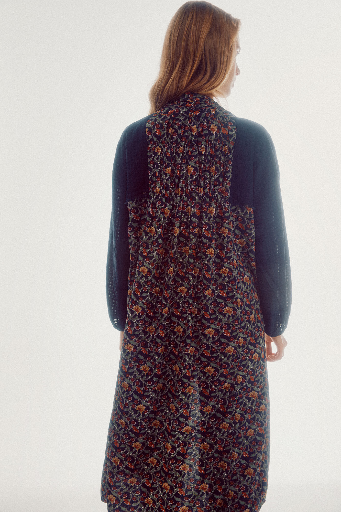 Caftan estampado - Estampa azul