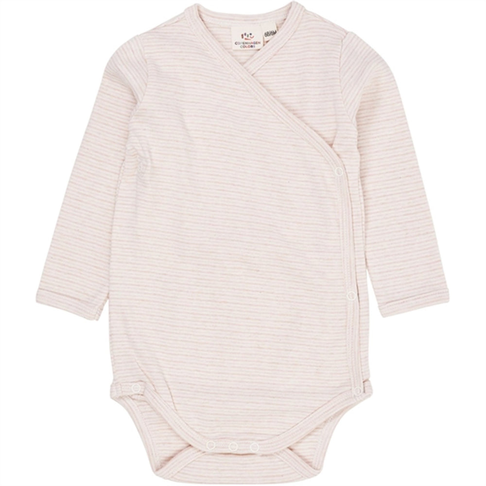 Køb Copenhagen Colors Soft Pink Stripe Wrap Body