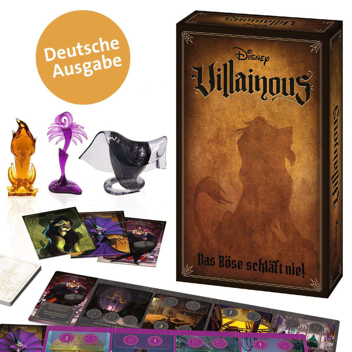Ravensburger Spiel Disney Villainous: Das Böse schläft nie!