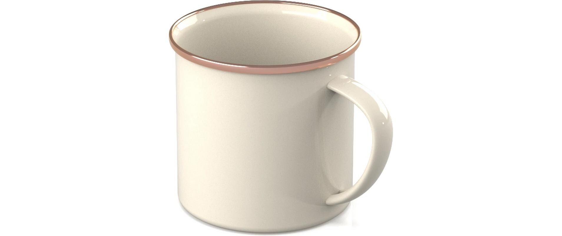 Mesa Cup 355 ml, BeigeEmaillierter Becher
