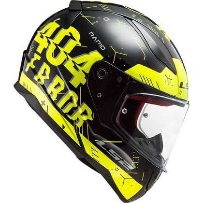 Casque LS2 FF353 - RAPID - PLAYER - Jaune